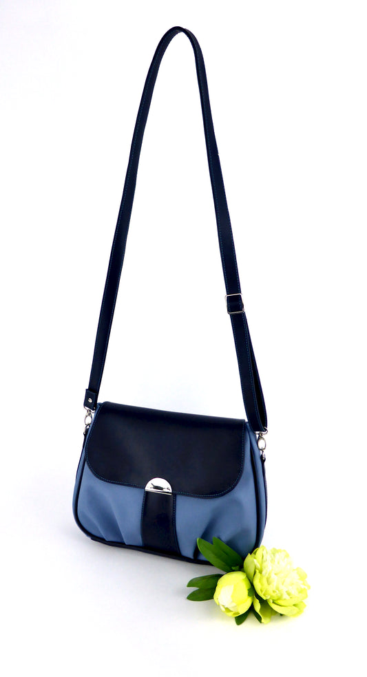 Schultertasche "Gabriella" - blau